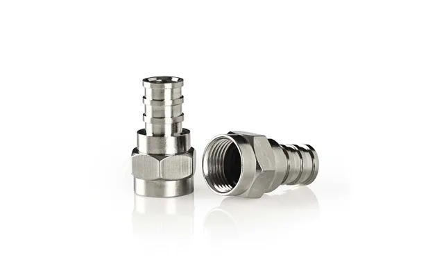 Nedis F-connector Straight Male Nickel Plated 75 Ohm Crimp Cable Input Diameter 7