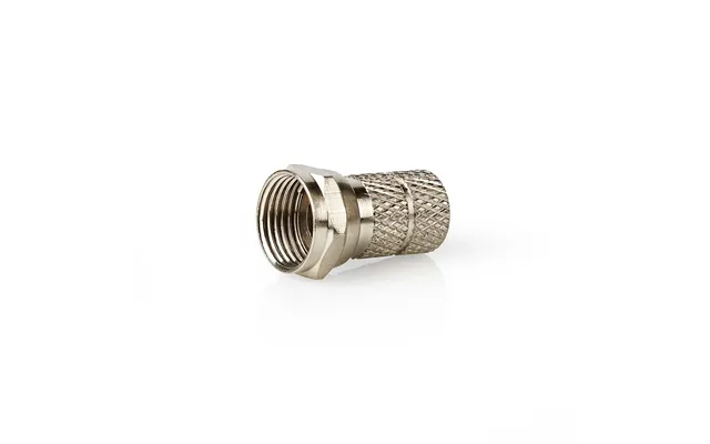 Nedis F-connector Straight Male Nickel Plated 75 Ohm Twist-on Cable Input Diameter 5