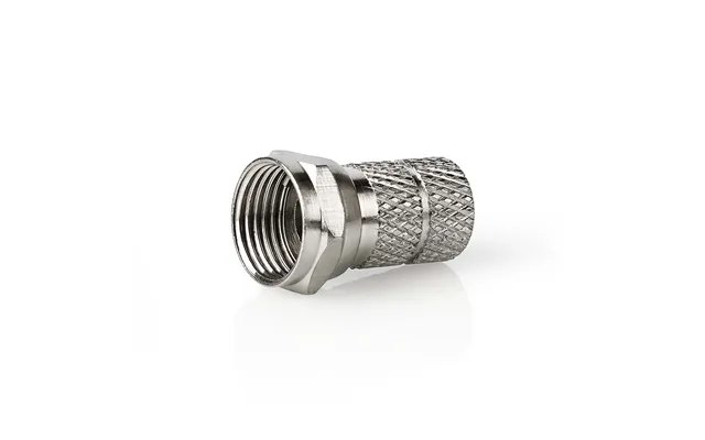 Nedis F-connector Straight Male Nickel Plated 75 Ohm Twist-on Cable Input Diameter 7