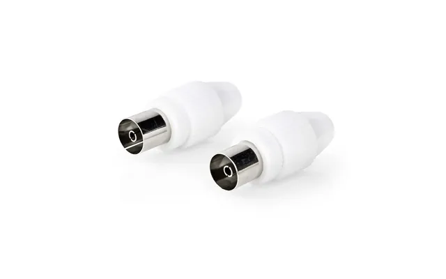Nedis Iec Coax Connector Straight Female Nickel Plated 75 Ohm Screw Cable Input Diameter 7