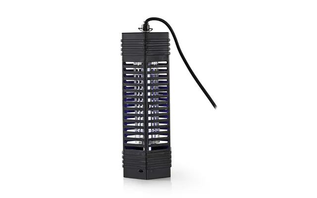 Nedis Insect Stop Uv Light Trap Zapper Killer 6 W Effective Range 50 M Black
