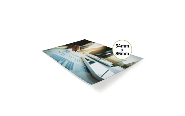 Nedis Laminating Film 54x86mm Thickness 125 M Packed Per 100 Pcs Pet Transparent