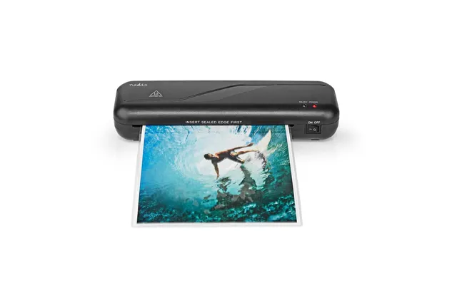 Nedis Laminator Hot A4 230 Mm Min Auto Switch Off Mains Powered Black
