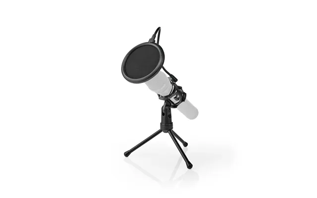 Nedis Microphone Stand V-shape Holder Diameter Under 44 Mm Abs Metal Black