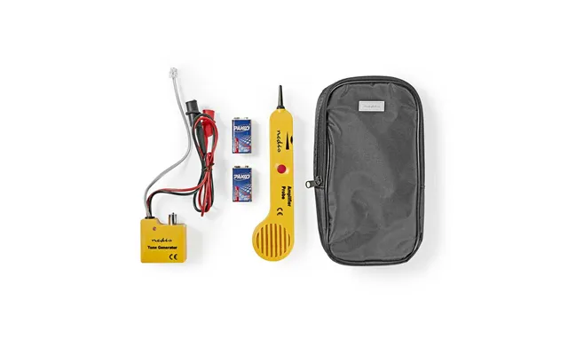 Nedis Pc And Multimedia Cable Tester Tone Generator Led Indicator Headphone Connection Battery Powered