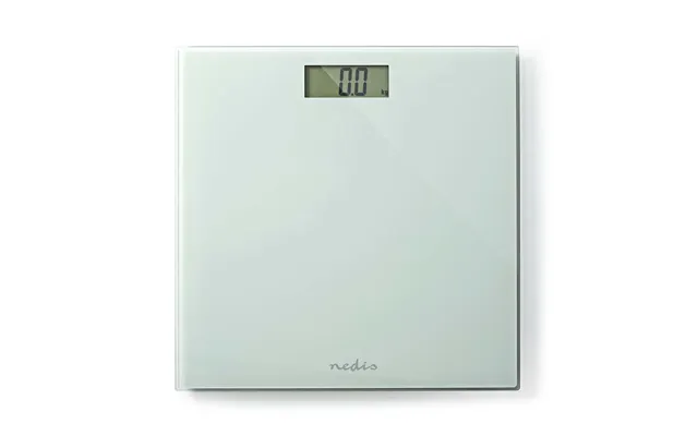 Nedis Personal Digital Weighing Scales - Tempered Glass Max Weight 150 Kg White product image