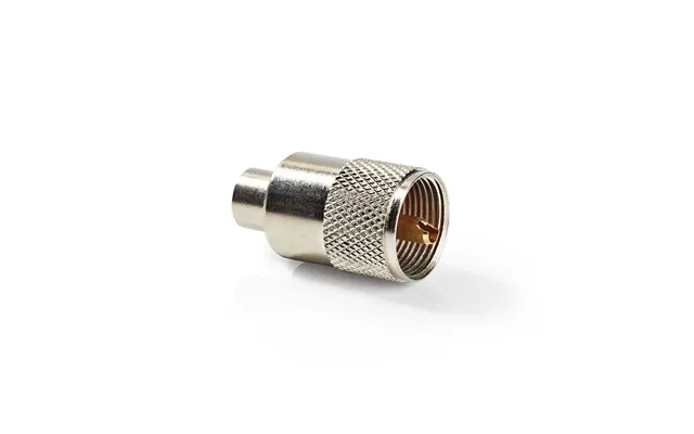 Nedis Pl259 Connector Straight Male Nickel Plated 50 Ohm Solder Cable Input Diameter 6