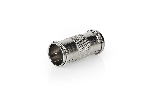 Nedis Satellite & Antenna Adapter F Male Quick F Male Quick Nickel Plated 75 Ohm Straight Metal Silver 10 Pcs Envelope