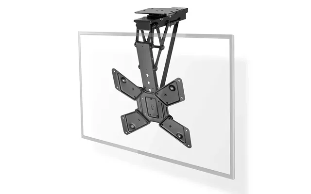 Nedis Smart Motorised Tv Ceiling Mount Bracket For 23-65 Screen Max 30kg Adjustable Tilt And Swivel With Remote Control