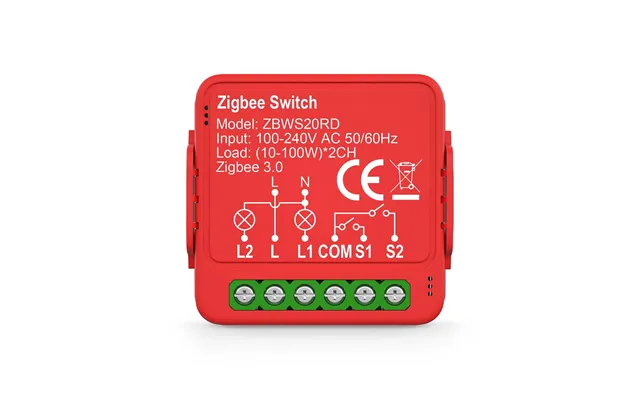 Nedis Smartlife Built-in Module Double Switch 2 X 100 W Terminal Connection App Available For Android Ios