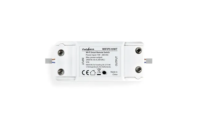 Nedis Smartlife Built-in Module Switch 2400 W Terminal Block App Available For Android Ios