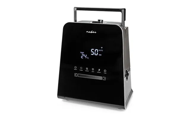 Nedis Smartlife Humidifier 110 W With Cool And Warm Mist 5.5 L Hygrometer Timer Remote Control Night Mode Black