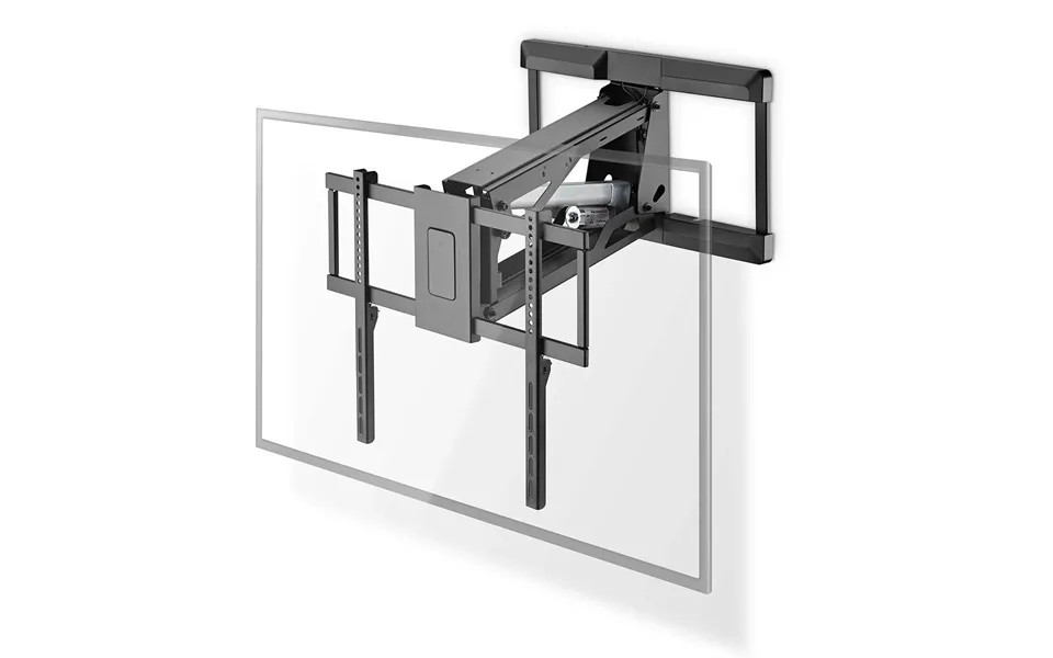 Nedis Smartlife Motorised Lift Tv Wall Mount Bracket For 37-75 Screen Max 35kg Adjustable Height Tilt And Swivel With Re