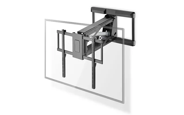 Nedis Smartlife Motorised Lift Tv Wall Mount Bracket For 37-75 Screen Max 35kg Adjustable Height Tilt And Swivel With Re