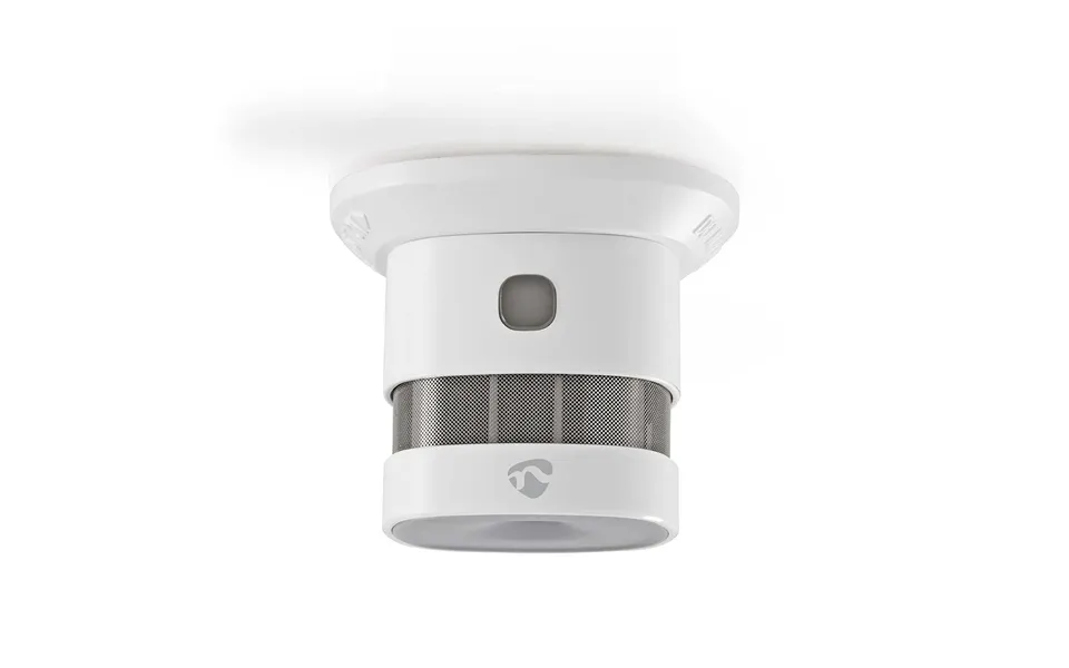 Nedis Smartlife Tuya Smoke Detector Zigbee 3.0 Battery Powered Sensor Life Cycle 10 Year En 14604 Max