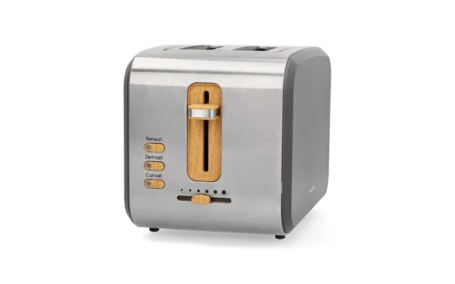 Nedis Soft Touch Toaster With 2 Wide Slots For Toast - Bagels Or Muffins