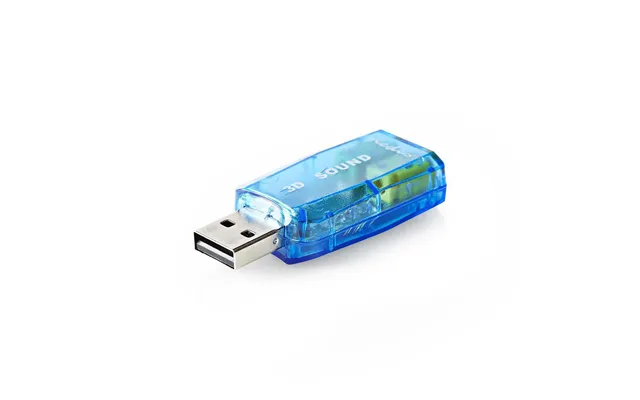 Nedis Sound Card 5.1 Usb 2.0 Microphone Connection 1x 3.5 Mm Headset Connection 3