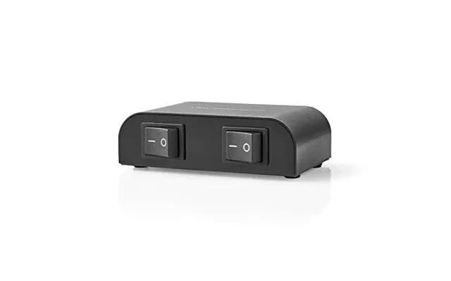 Nedis Speaker Control Switchbox 2 Port S Terminal Screws Speaker Impedance 4-16 Ohm Maximum Load Per Channel 150 W Alumi
