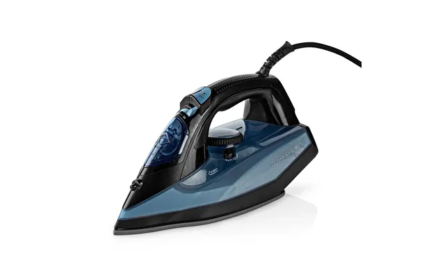Nedis Steam Iron 2600w, Powerful Fast Heating, Adjustable Steam Control, Vertical Steam Spray Function, Extra Large 280m
