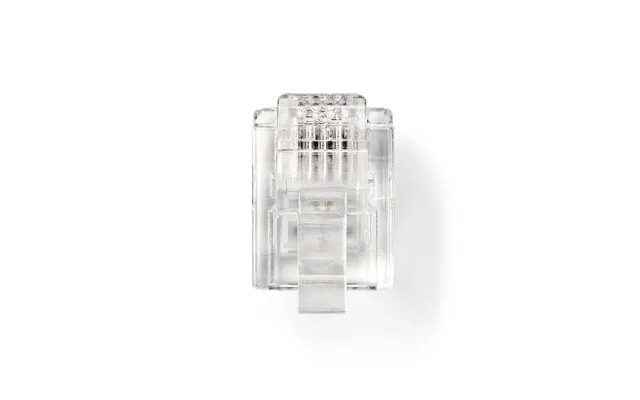 Nedis Telecom Connector Connector Type Rj11 Straight Plating Gold Plated Pvc Transparent