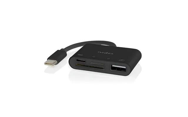 Nedis Usb Hub 1x Usb-c 1x Usb A 1x Usb-c 4 Port S Usb 2.0 Usb Powered Sd & Microsd
