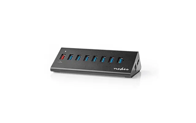 Nedis Usb Hub Usb Micro-b Female Usb-a Female 8 Port S Qc3.0 Usb 3