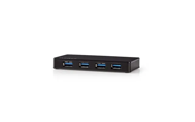 Nedis Usb Hub Usb-a Male 4x Usb A Female 4 Port S Usb 3.2 Gen 1 Mains Powered Usb Powered 4x Usb
