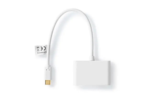 Nedis Usb Multi-port Adapter 2-in-1 Usb 3.2 Gen 1 Usb-c Male 2x Usb-a 1000 Mbps 0