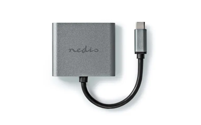 Nedis Usb-c Adapter 2-in-1 Usb 3.2 Gen 1 Usb-c Male 2x Hdmi 4k 30hz 0