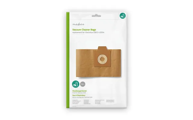 Nedis Vacuum Cleaner Bag 10 Pcs Paper Most Sold For Electrolux Brown