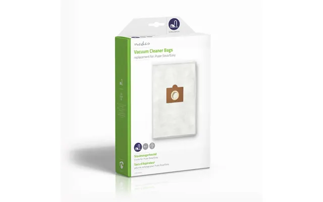 Nedis Vacuum Cleaner Bag 4 Pcs Synthetic Most Sold For Puzer Eeva Easy White