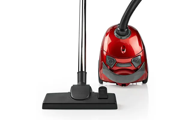 Nedis Vacuum Cleaner With Bag 700 W Dust Capacity 1.5 L Combi Brush Action Radius 7 M Hepa Anthracite Red