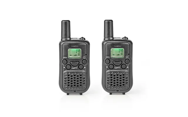 Nedis Walkie Talkies For Adults Long Range Two Way Radios - Pmr Walky Talky Ptt Vox Easy To Use 8 Ch 5km 2
