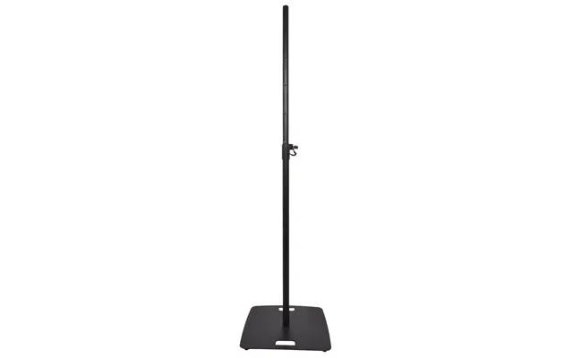 Qtx Square Base Heavy Duty 35mm Speaker Stand With Adjustable Height 104-182cm Black