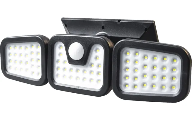 Solar Powered Adjustable Pir Motion Wall Sensor Security Light With 74 Leds