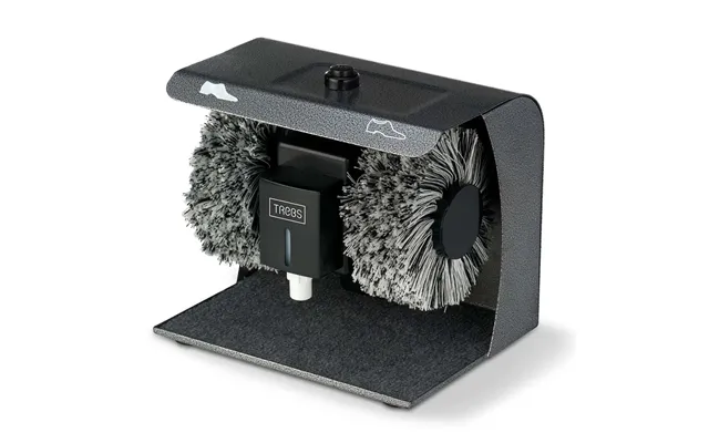 Trebs Electric Shoe Shine Machine With 2 Brushes For Automatic Polishing At Home, Office, Hotel, B&b - Metal