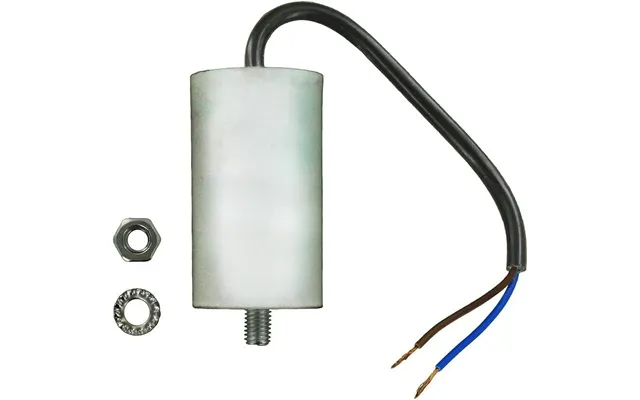 Universal Capacitor With 19 Cm Cable Connectors - 20 F 20 Mfd