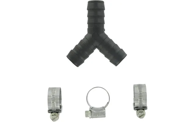Universal Dishwasher Washer Drain Hose Drain Hose Y Piece Joiner Connector Splitter With Clips