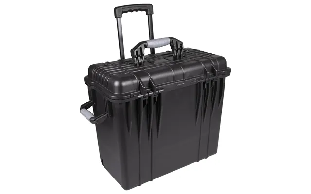 Waterproof Travel Flight Dry Box Hard Carry Case On Wheels Foam Tool Camera Storage Box Protective Black 460mm X 500mm X