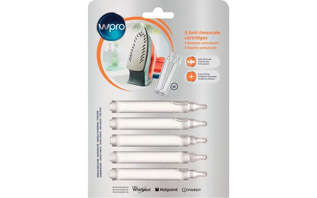 Wpro Iron Descaler Capsules Water Cartridges 484000008409 - 5 Pack