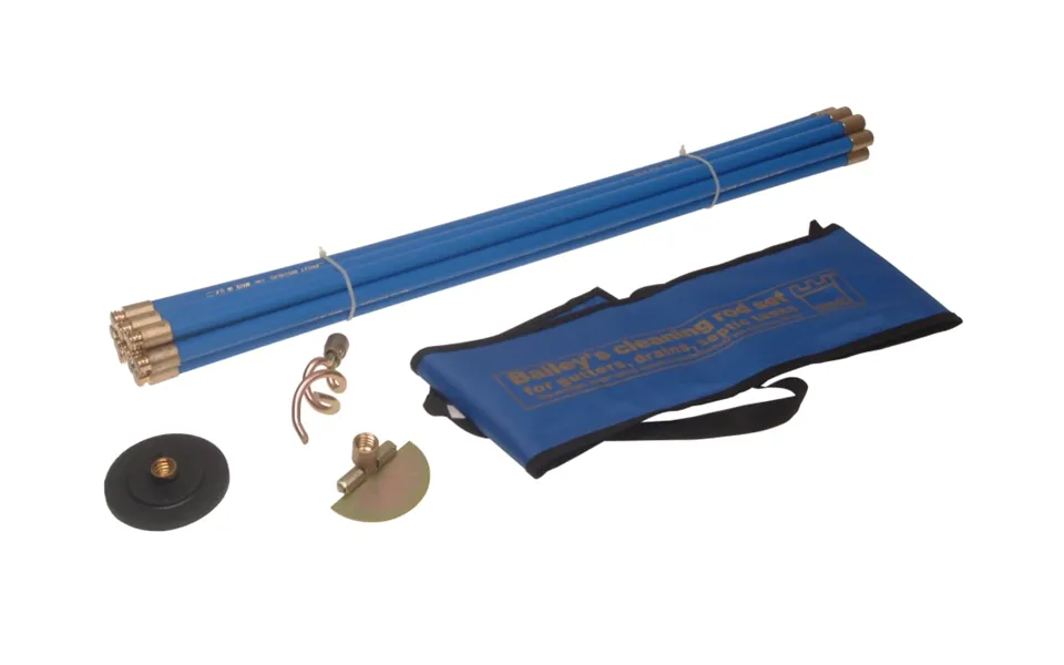 Bailey Products 5431 Universal 3 4in Drain Rod Set With 3 Tools