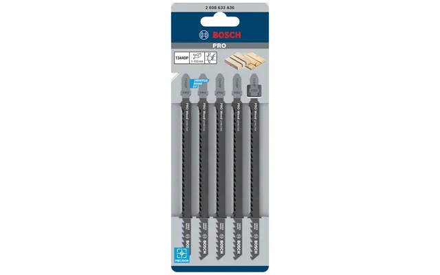 Bosch 2608633a36 T344dp Pro 152mm Jigsaw Blade For Wood Pack Of 5 product image
