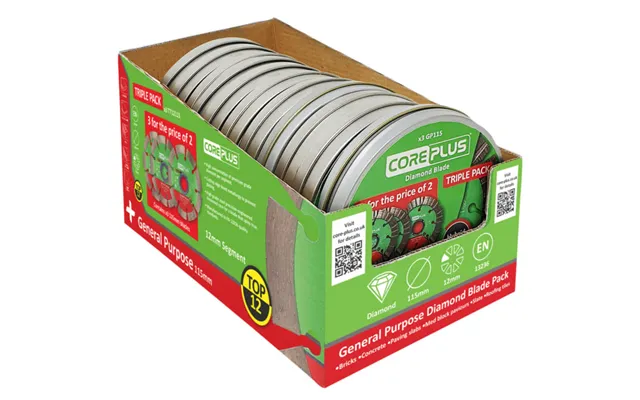 Coreplus Cordbt115cdu 125mm Cutting Disc With 10 Tins product image
