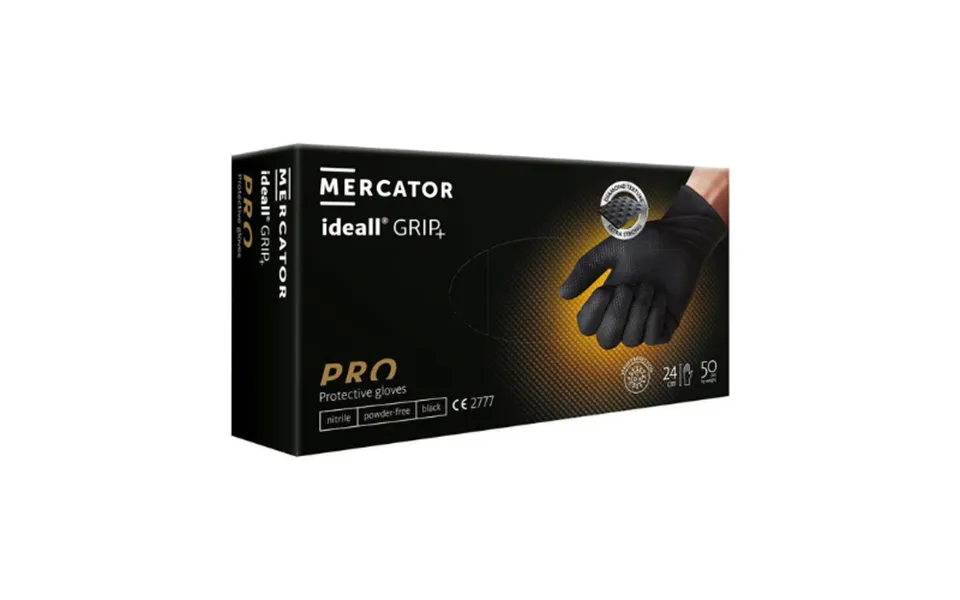 Predator By Ron Rp30026003 Ideal Grip Black Gloves Size 8