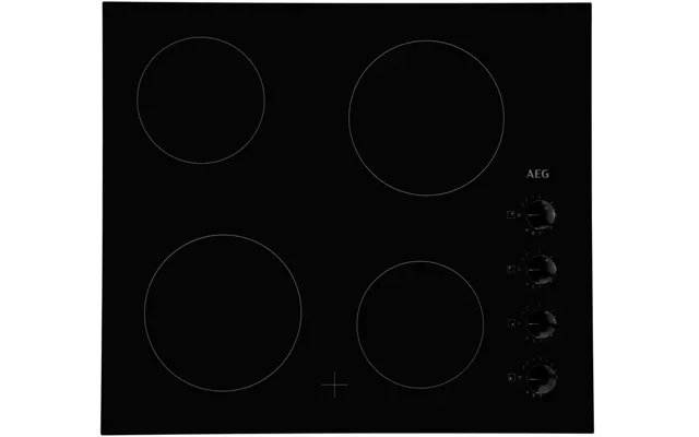 Aeg Integrated Ceramic Hob 60cm - Black Hk614000cb