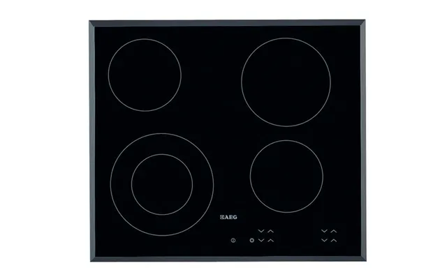 Aeg Integrated Ceramic Hob 60cm - Black Hk624010fb