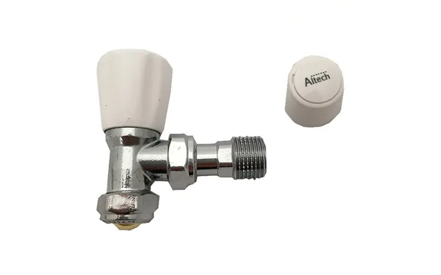 Altecnic Eres Lockshield Angled Radiator Valve - 15mm