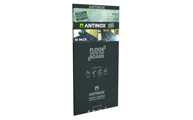 Antinox Premium Recycled Protection Board 1.2m X 0.6m X 2mm Pack Of 10 Black