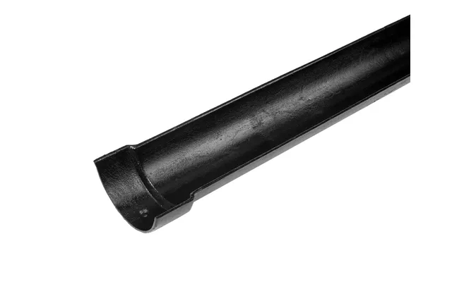Apex Heritage Cast Iron Gutter 113mm X 6ft - Black Painted