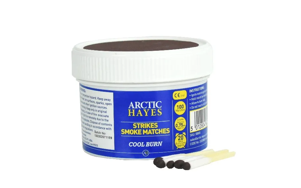 Arctic Hayes 'strikes' Smoke Matches Pack Of 25